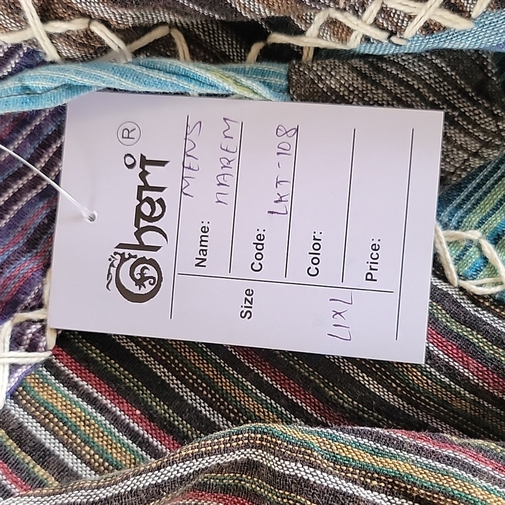 NEW Patchwork Harem Pants - Picture 2 of 6